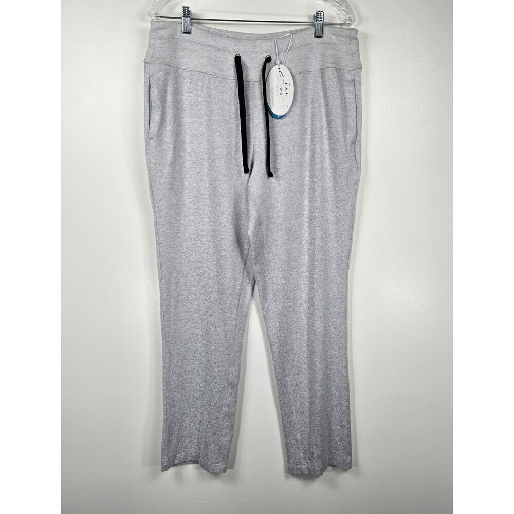 Greg Norman Women's Size Large Light Gray Lux Fleece Pants NWT